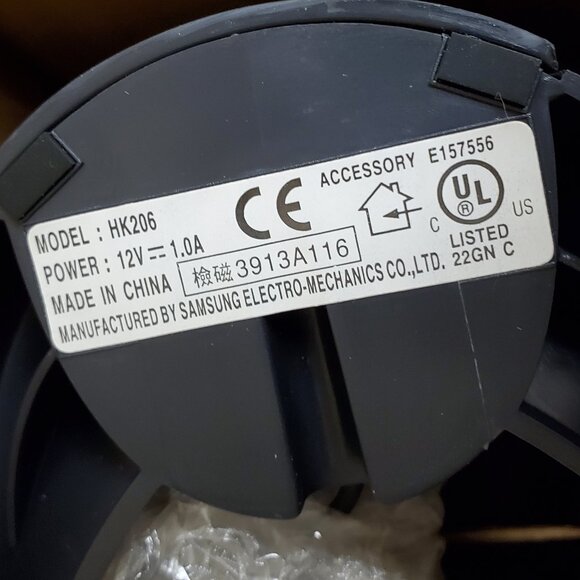 Harman Kardon Black HK206 Multimedia Speakers with 12V AC Adapter - Picture 6 of 8